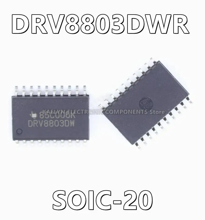 

10 шт./партия, мотор DRV8803DWR DRV8803, однополярный драйвер питания МОП-транзистора, параллельный 20-SOIC