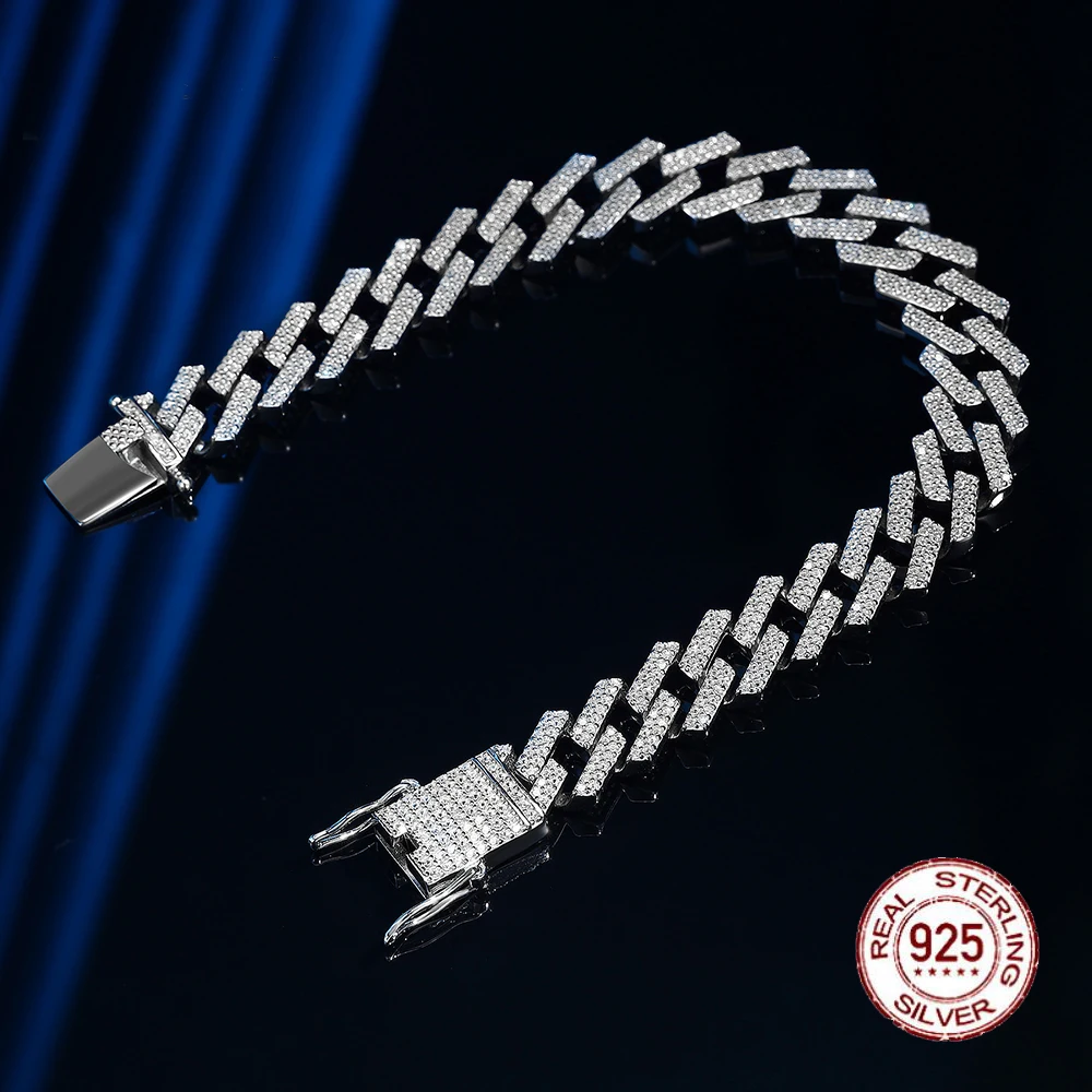 Цепочка из серебра 925 пробы для мужчин и женщин ювелирное украшение кубинской