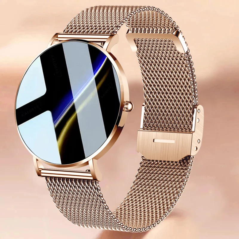 

2022 New Ultra Thin Smart Watch Women 1.36" AMOLED 360*360 HD Pixel Display Show Time Call Reminder Smartwatch For Xiaomi Ladies