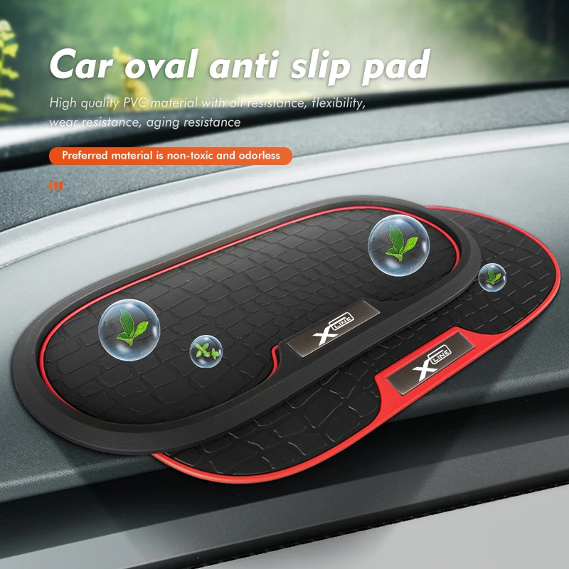 Стайлинг автомобиля из ПВХ Противоскользящий коврик силиконовый нескользящий