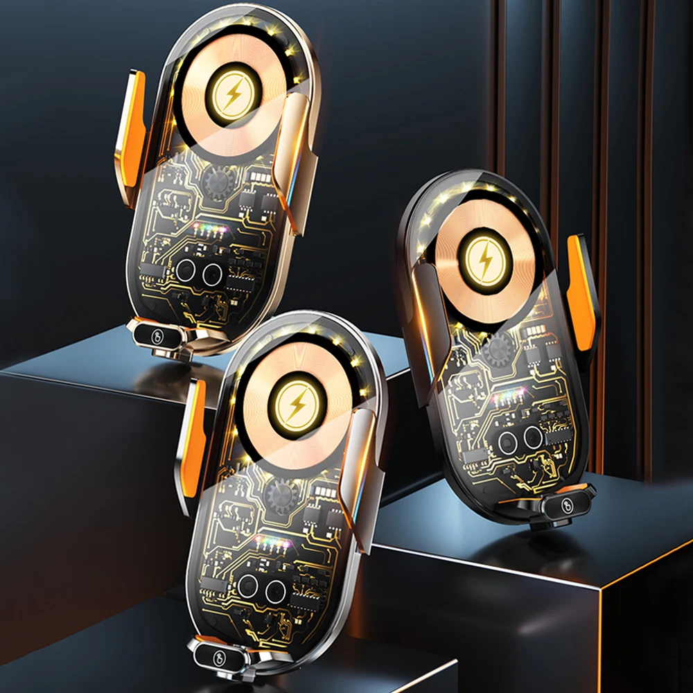 Автомобильное беспроводное зарядное устройство 66 Вт автоматическое