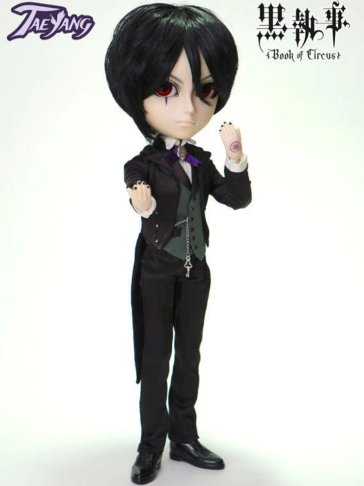 Фото Оригинальная кукла Pullip T-250 Sebastian-Black Butler Ver. Коллекционная модная кукла BJD 1/6, фигурка, украшение, модель, подарок на день рождения №4