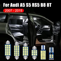 for audi a5 b8 8t3 8ta s5 rs5 sportback coupe 2007 2014 2015 12pcs car reading lights vanity mirror bulbs glove box trunk lamps