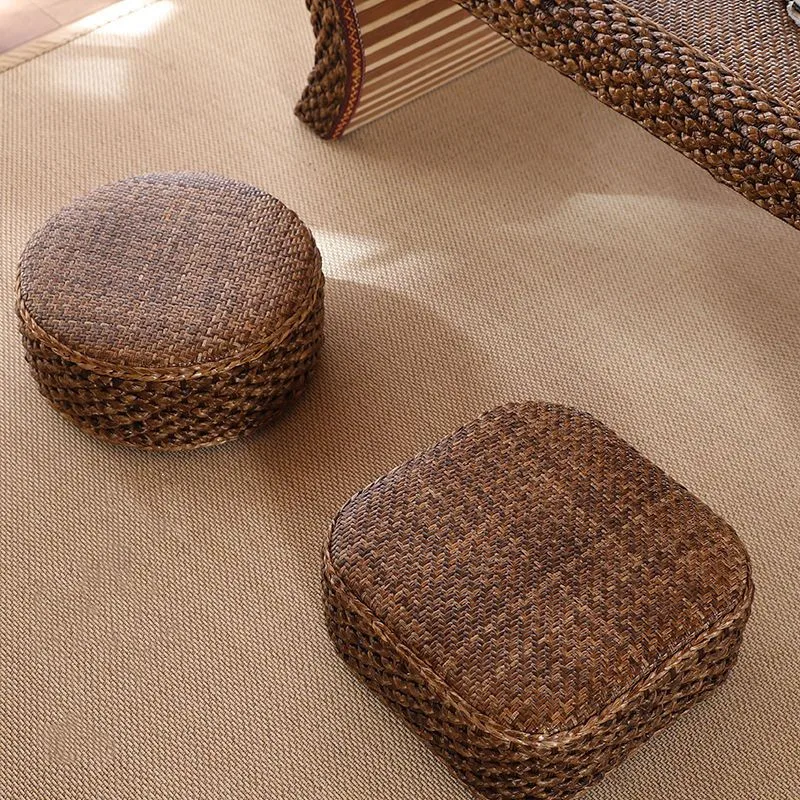 Ротанговый стул креативный круглый ручной работы соломенный диван журнальный