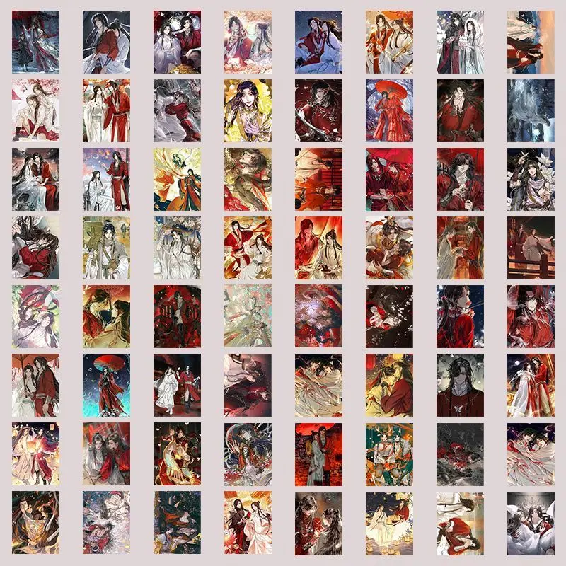 

Мини-плакаты TGCF Tian Guan Ci Fu 64 шт