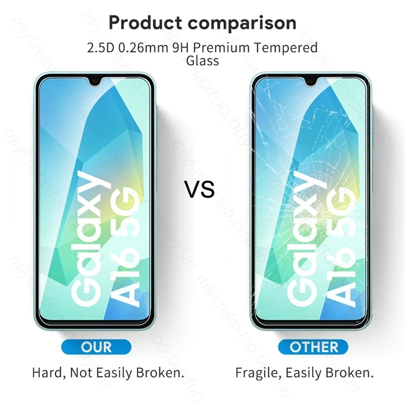 4/2 шт. 10D закаленное стекло для Samsung Galaxy A16 5G A06 4G Защитная пленка экрана Sansung Sumsung