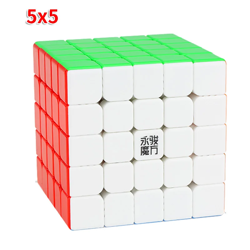 Yj Zhilong Mini 3x3 4x4 5x5 Магнитный куб 50 мм мини-скоростной пазл Yongjun игрушки