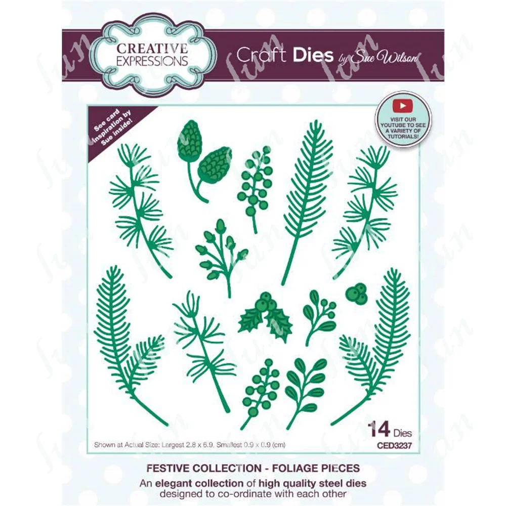 

Foliage Pieces Flowers Shape Metal Cutting Dies Stencils for Diy Scrapbooking Photo Album Decorative Embossing Diy Paper Cards