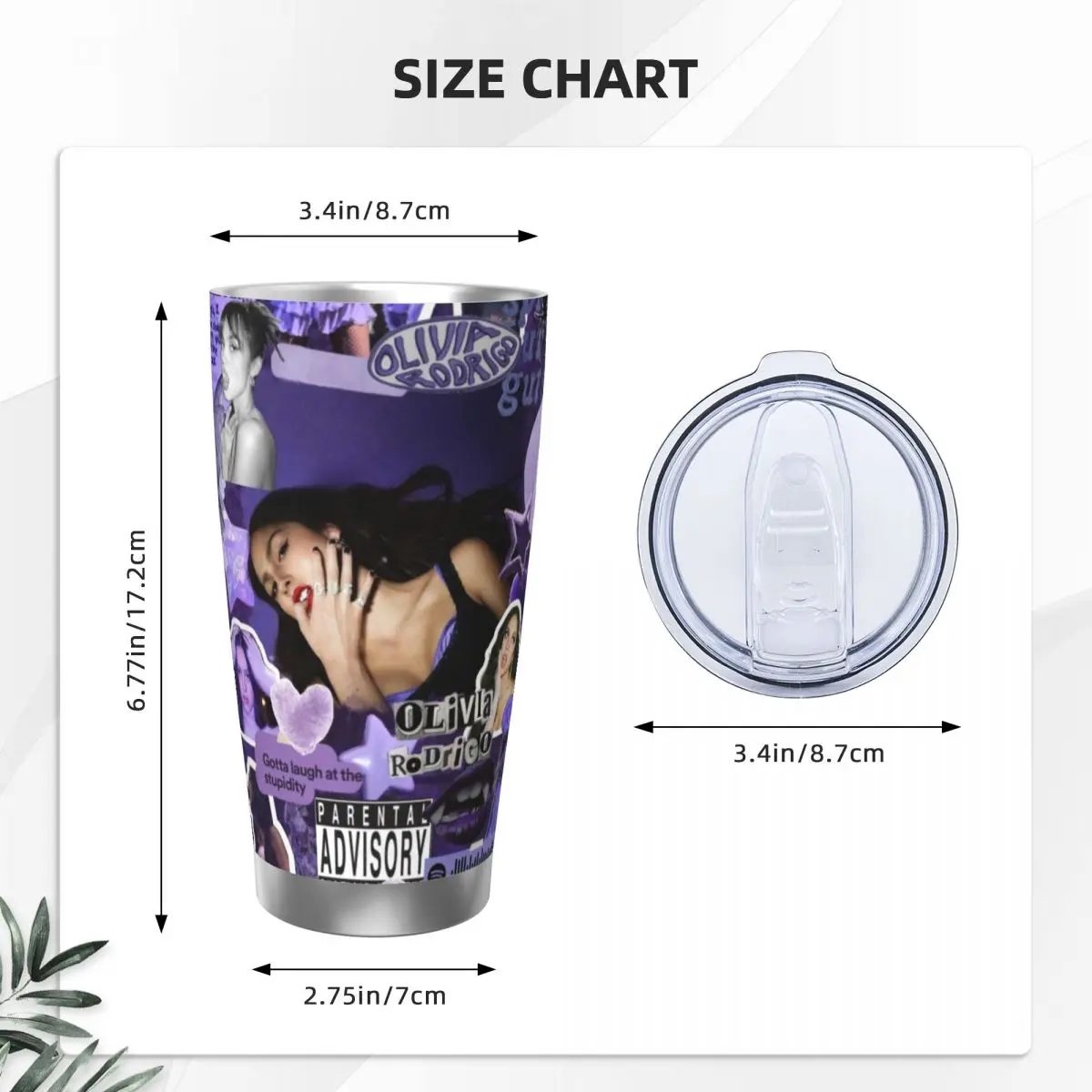 Olivia Vampire Rodrigos Sour 20 унций из нержавеющей стали изолированная термокофейная