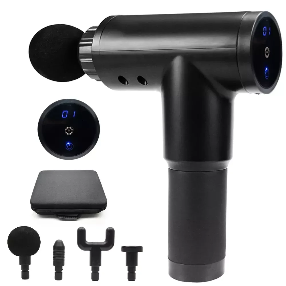 

NEW2023 Muscle Massage Gun High Speed Fascial Gun Vibration Massager Thera Gun Fitness Decompose Lactic Relief Pain Relax Body