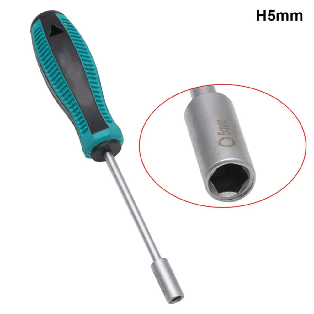 

Professional Socket Driver Wrench Screwdriver 3-6mm Hex Nut Key Nutdriver Anti-slip Handle Screw Driver Useful Hand DIY Tool