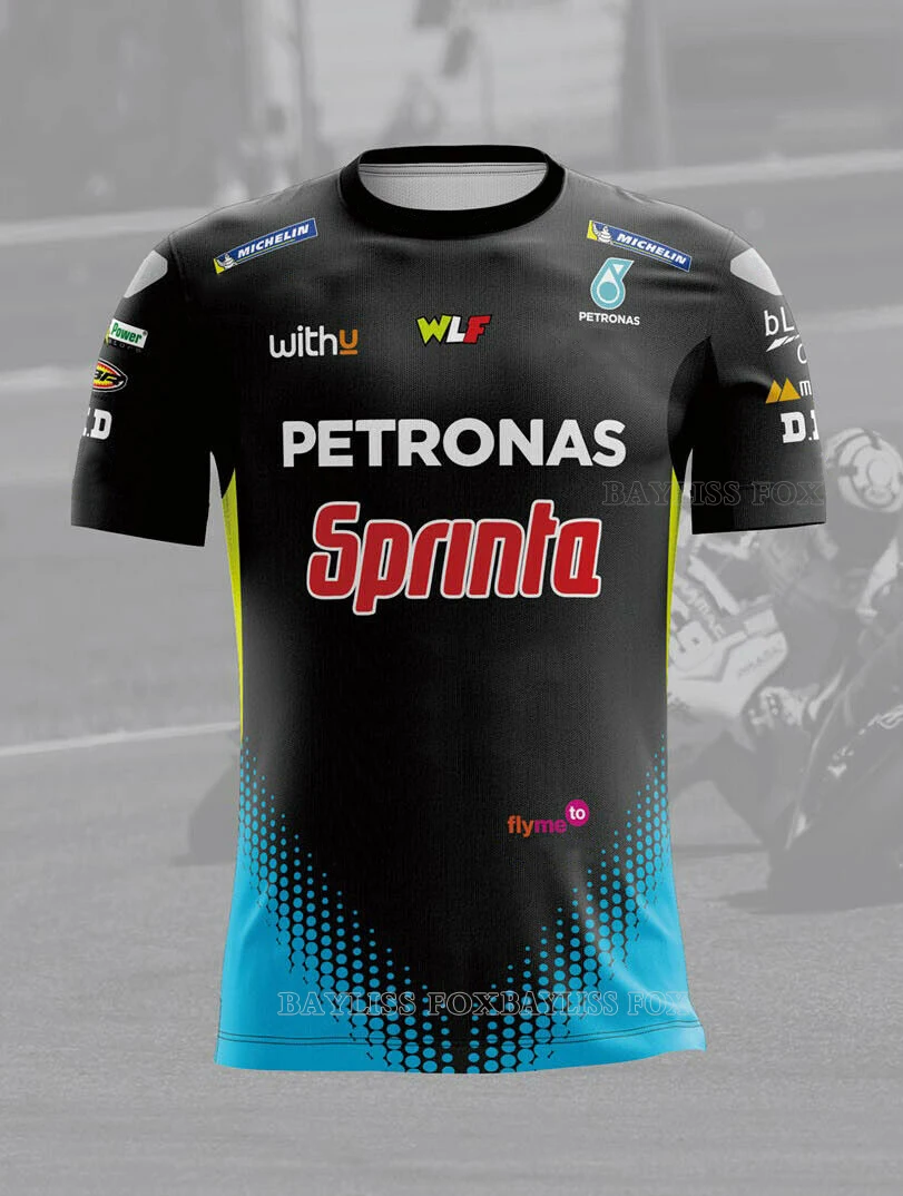 

For Yamaha GP Petronas Ractory Racing Team Ride Sports T-Shirt Summer Quick Dry Breathable Cold Feeling Do Not Fade Jersey