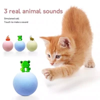 cat interactive toys pet supplies interactive ball catnip cat training toy cat toys wool ball sounding catnip toys