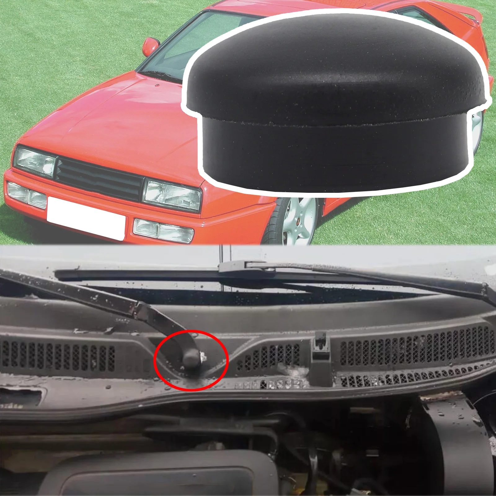 

Car Front Windscreen Wiper Arm Nut Cap Bolt Rocker Cover For VW Corrado 1995 1994 1993 1992 1991 1990 1989 Replacement 5N0955205