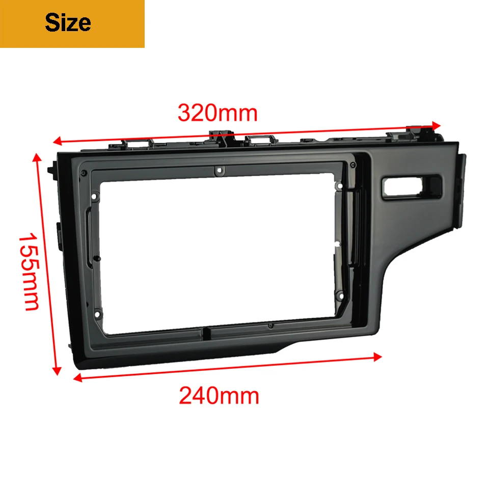 1/2Din Автомобильная DVD-рамка аудио адаптер комплекты отделки приборной панели Facia