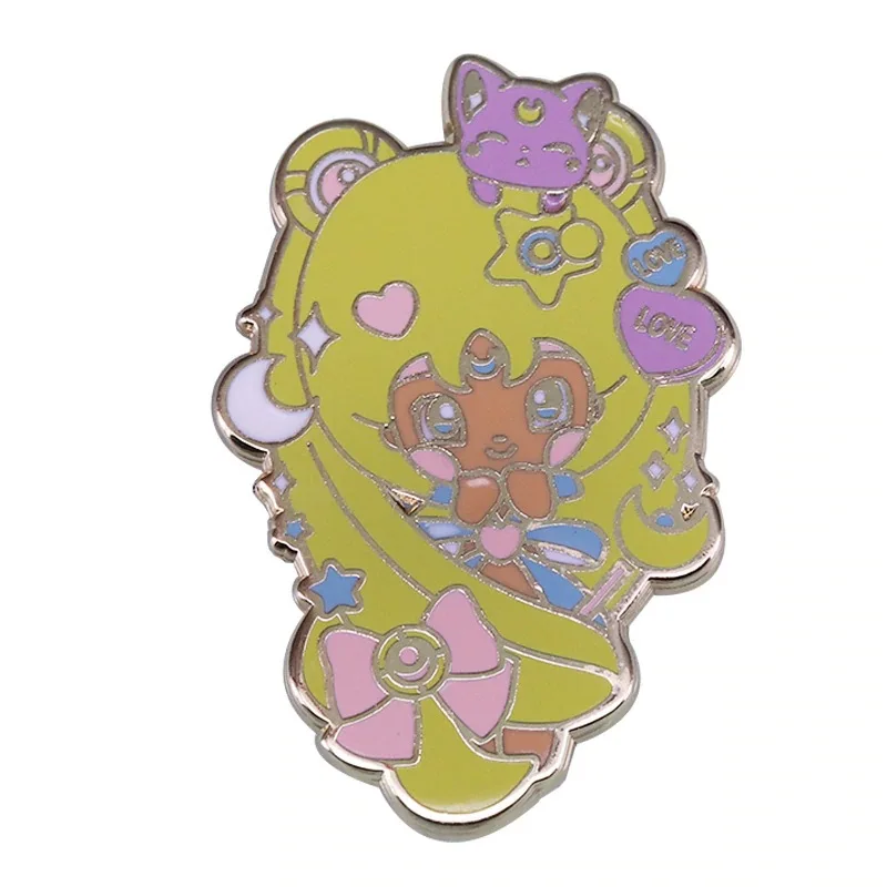 

The Cutest Cartoon Enamel Pin Wrap Clothes Lapel Brooch Fine Badge Fashion Jewelry Friend Gift