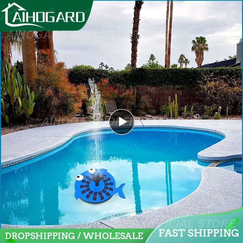 

Solar Water Fountain Whale Shaped Floating Fountain Pump Energy Storage Outdoor Garden Decoration Bird Bath Solar Fountain Pumps