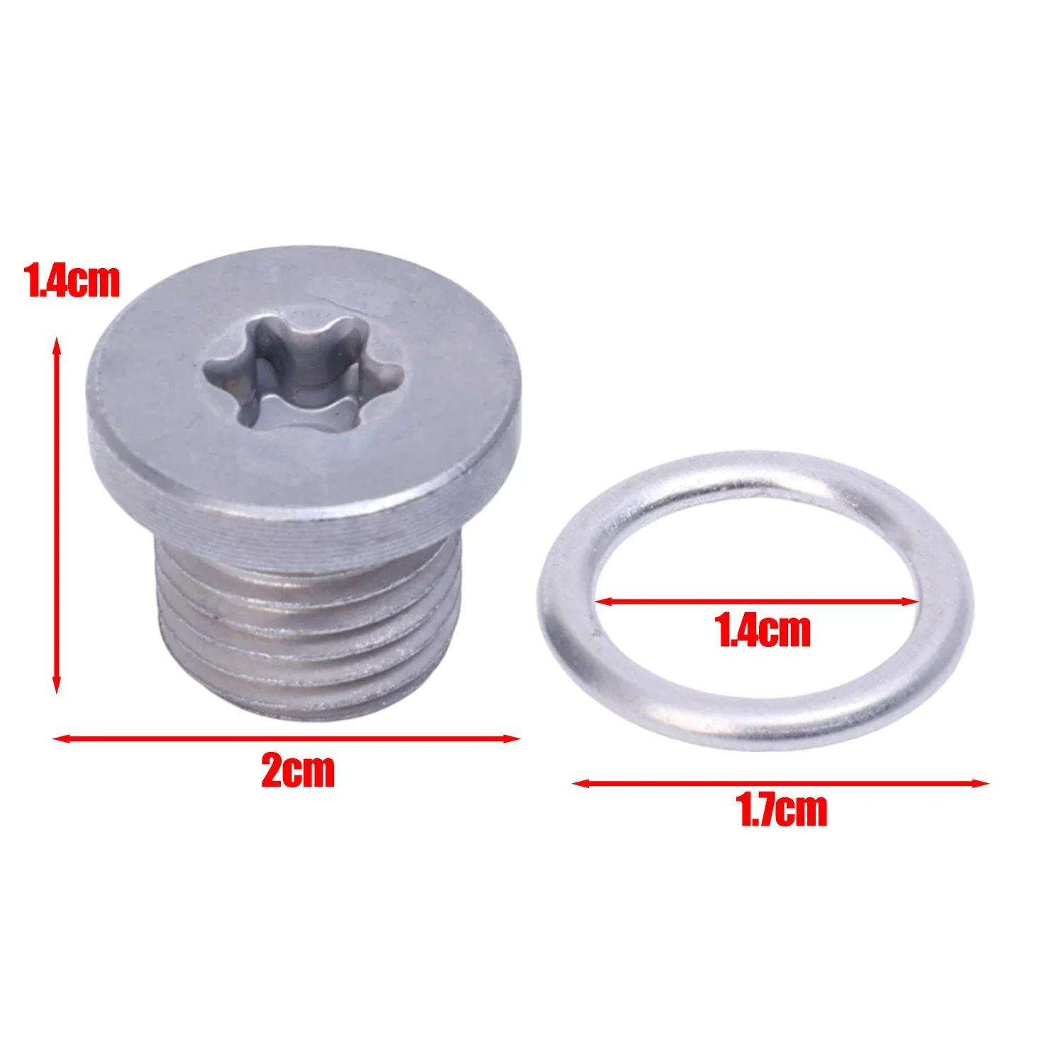 

Винты пробки слива масла автомобиля, уплотнительная прокладка, пробки поддона двигателя, набор уплотнительных шайб для Volkswagen Audi, сменные детали N 0138157 N 91167901