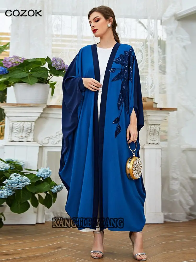 

Дубай AbayaTurkey мусульманское арабское платье Djellaba халат длинное кимоно женское kafcaftan Абая для женщин Caftan Marocain