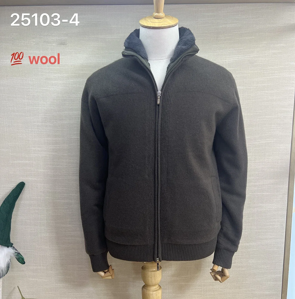 BILLIONAIRE OECHSLI шерстяная мужская куртка осень 2022 новая прямая молния простое удобное