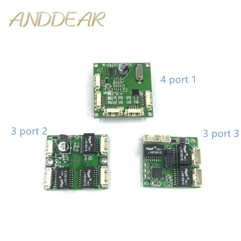 Мини-модуль PBCswitch PBC OEM-модуль мини-размер 3/4/5 портов Сетевые коммутаторы Печатная