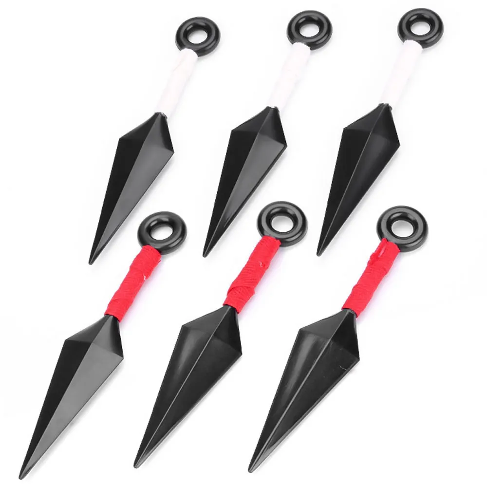 

Anime Naruto Action Figures Plastic Props Kunai Hatake Kakashi Akatsuki Cosplay Accessories Props Collection Weapon Kids Gifts