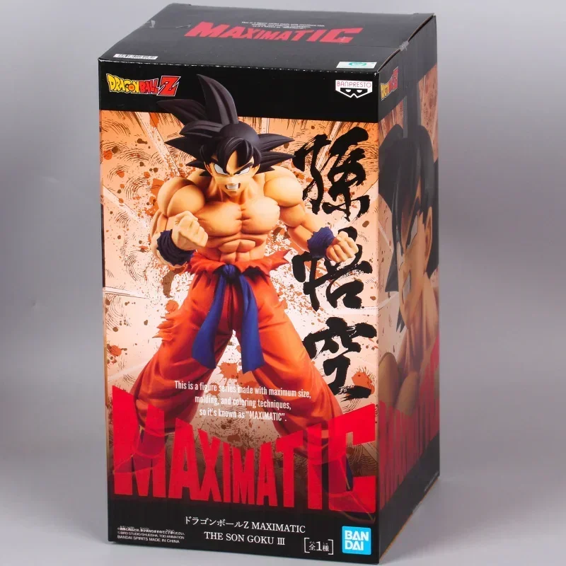 Оригинальная Подлинная фигурка в наличии Bandai BANPRESTO Dragon Ball Son Goku максимальная