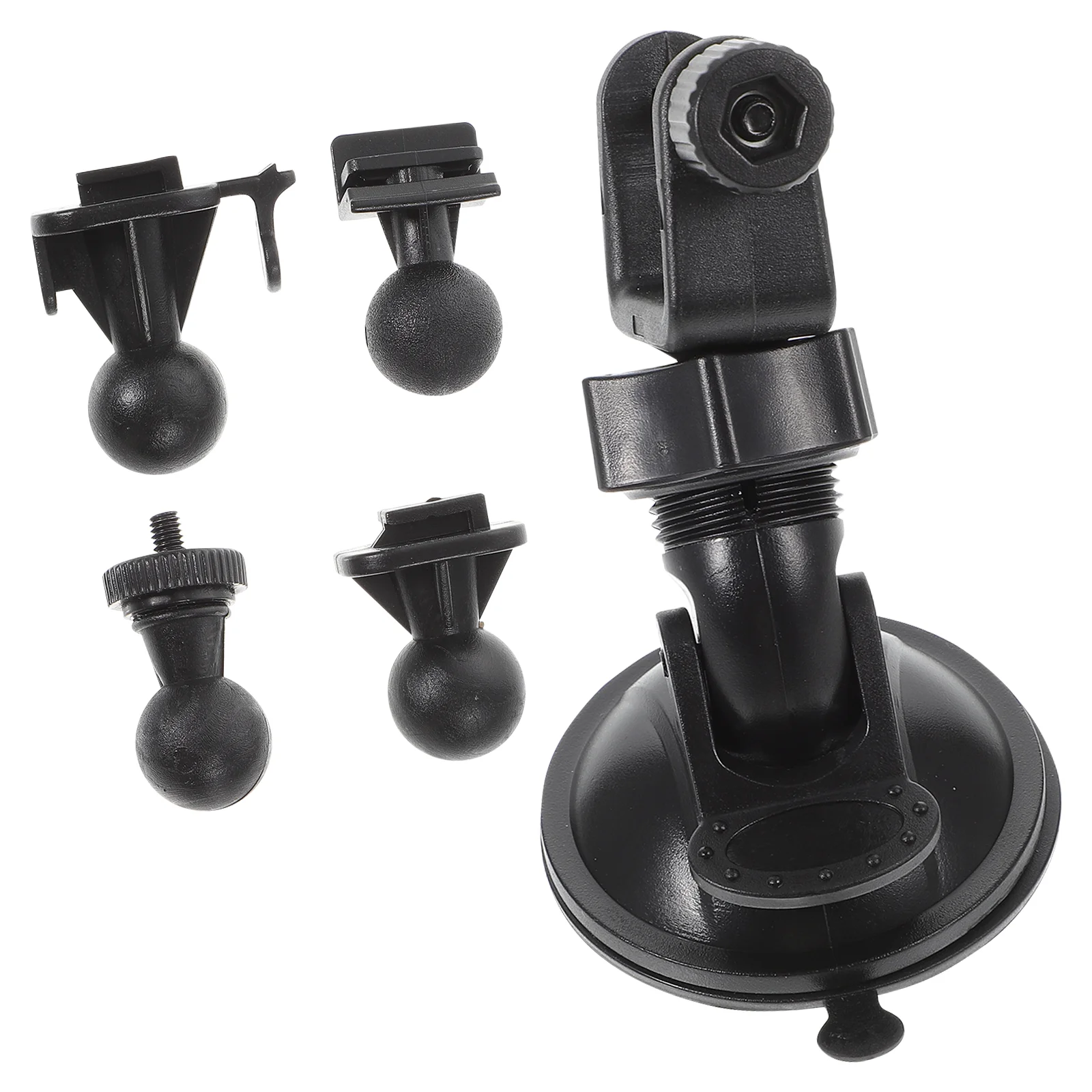 

Car Suction Cup Bracket Mount Dash Camera Holder Dvr Ball Dashcam Plastic