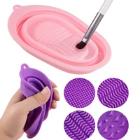 silicone makeup brush cleaner foundation eyeshadow makeup brush cleaning bowl make up washing brush makeup puff cleaning tool