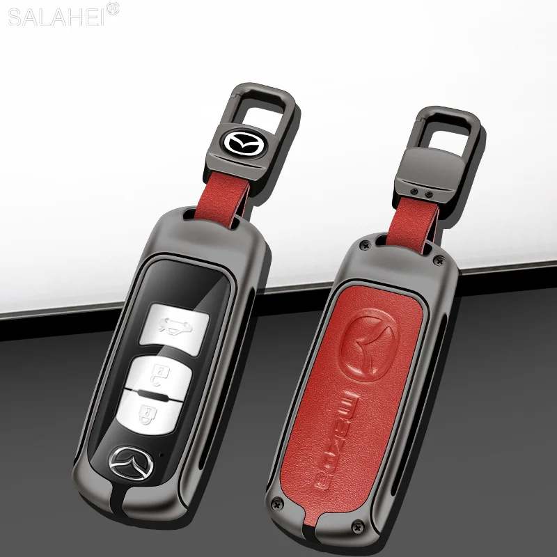 

Zinc Alloy Car Key Case Cover For Mazda 2 3 6 Atenza Axela Demio CX-5 CX5 CX-3 CX7 CX-9 MX5 2015 2016 2017 2018 2019 Accessories