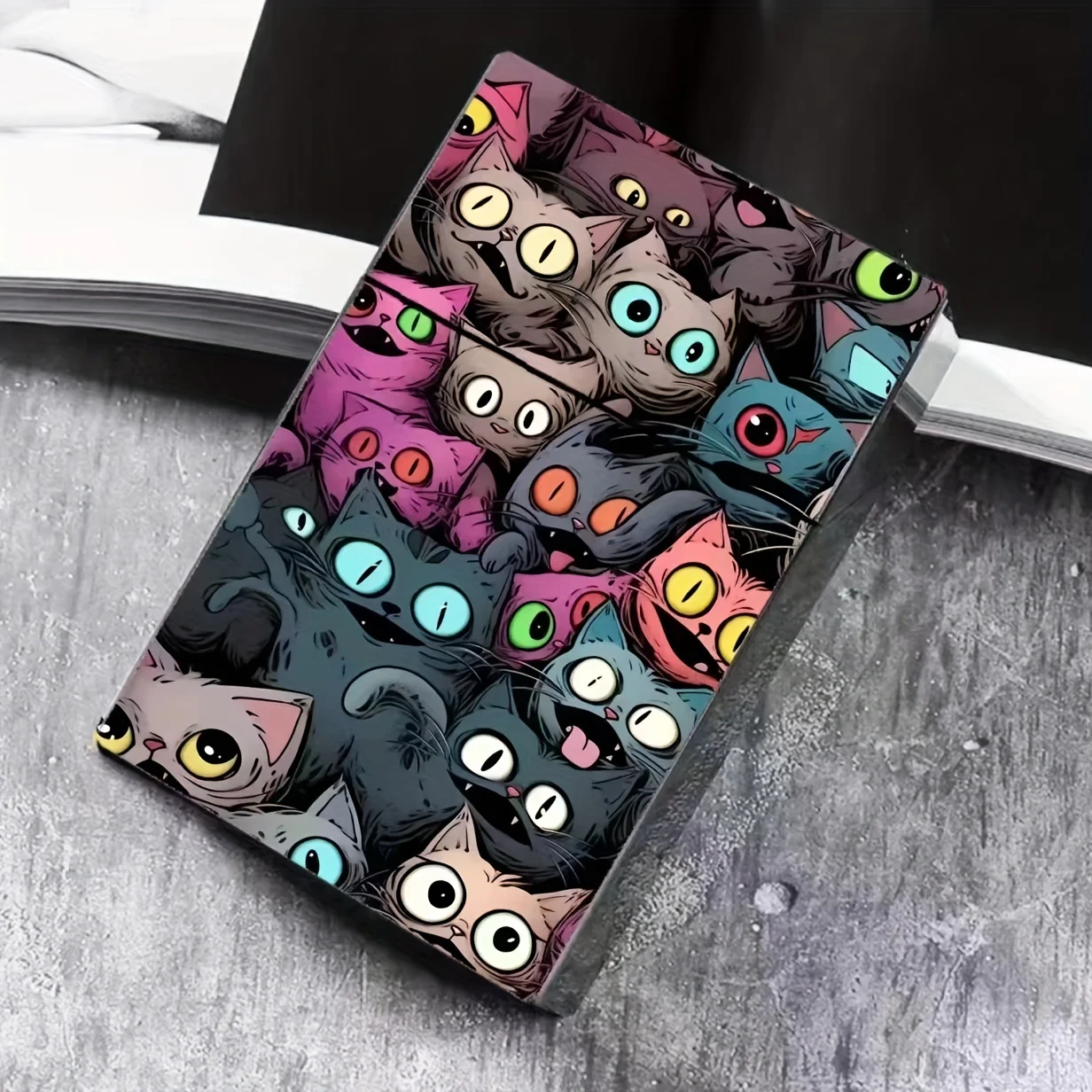 Stylowy unisex trwały plastik odporny na wilgoć i zgniatanie idealny prezent każdą okazję etui papierosy