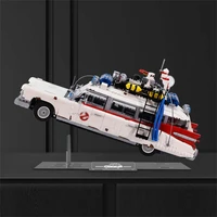 acrylic display stand for 10274 ghostbuster ecto 1 creator high tech car model bricks set compatible with 10274 building blocks