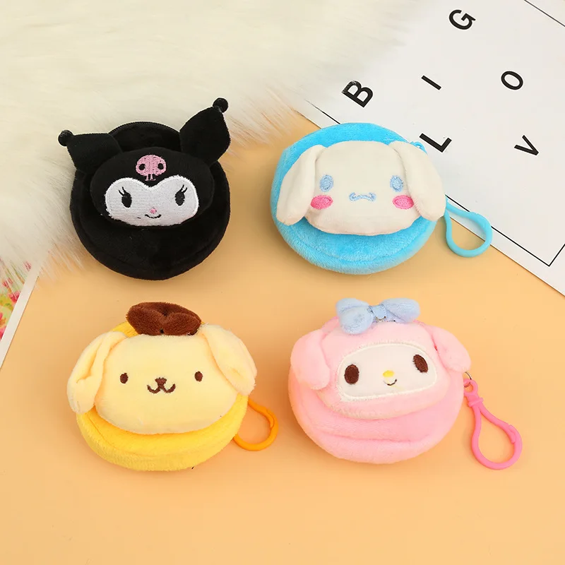 

Sanrio Plush Wallet Kuromi Creative Cartoon Coin Purse Sanrio Mini Coin Purse Girl Cute Wallet Card Holder