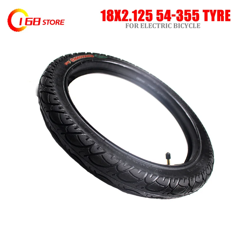 Хорошее качество, внутренняя и внешняя шины 18x2,125 с прямым клапаном для многих газовых электрических скутеров и электробайков 18*2,125