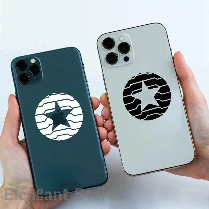 

Bucky Barnes Vinyl Sticker Avengers Superhero Winter Soldier Decals For Apple Phone Macbook Pro / Air Car Laptop Cup Cool Decor