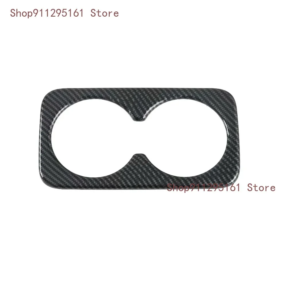 

For Nissan Rogue X-Trail T33 2014-2017 ABS Chrome Car Rear Seat Water Cup Holder Frame Cover Trim Interior Accessories