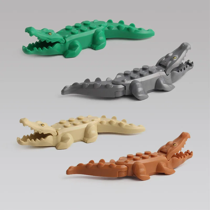 

1 PC Compatible Mini Animals Building Blocks for Children Crocodile Cow Building Blocks Toys Bricks Kids DIY Toys Kids Gift
