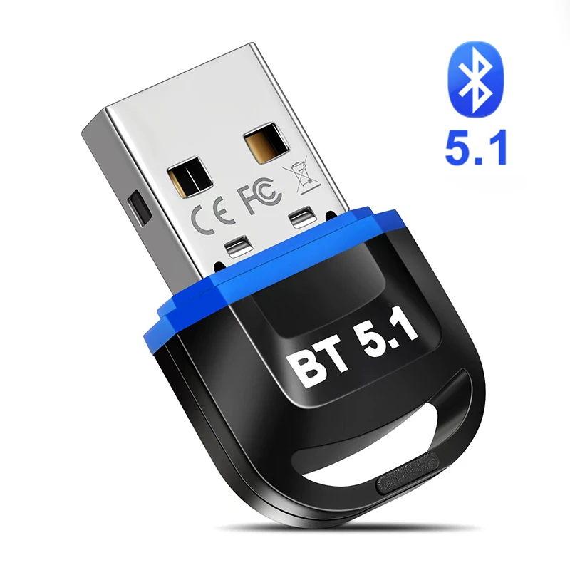 

USB Bluetooth 5.0 5.1Bluetooth Adapter Receiver 5.0 Bluetooth Dongle 5.0 Adapter for PC Laptop 5.0 BT Transmitter