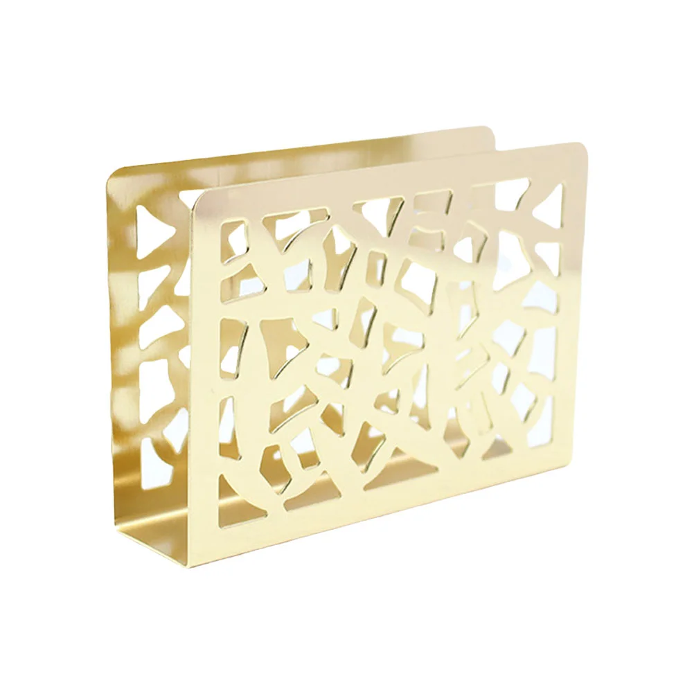 

Decorative Napkin Holder Paper Towel Iron Stand Desktop Tissue Support