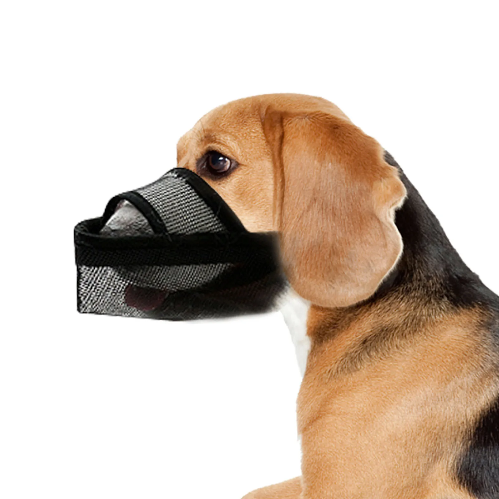 

Воздухопроницаемая мордочка для собак, воздухопроницаемая Мягкая сетчатая мордочка для собак, подарки, подходит для маленьких, средних и б...