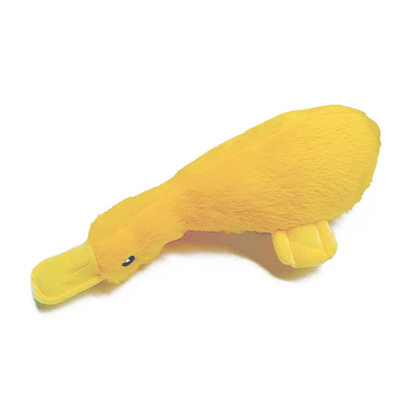 

Plush For Dogs Vocal Dog Accessories Rhubarb Duck Stuffed Toys Supplies Pet Products Home Garden