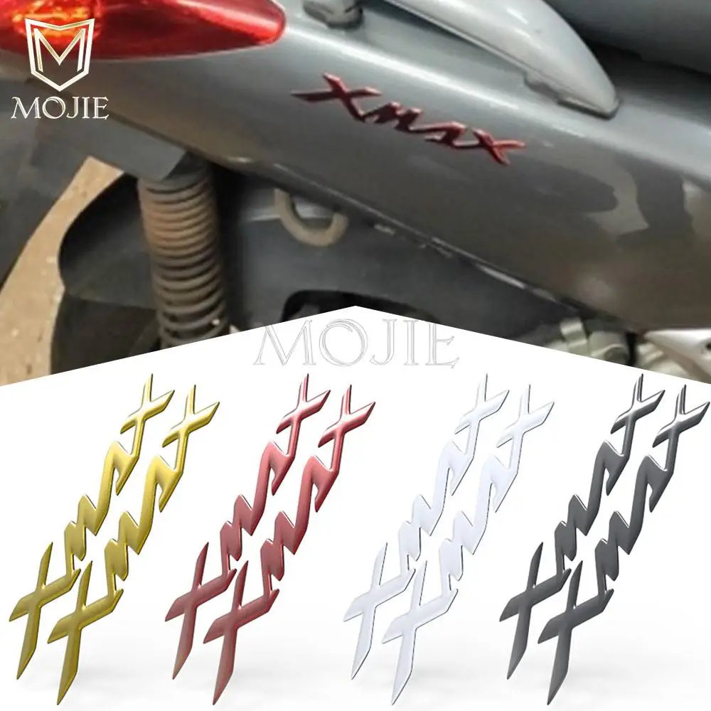 X-MAX 2 шт. 3D резиновая гелевая эмблема крыло бак наклейка с логотипом наклейки для