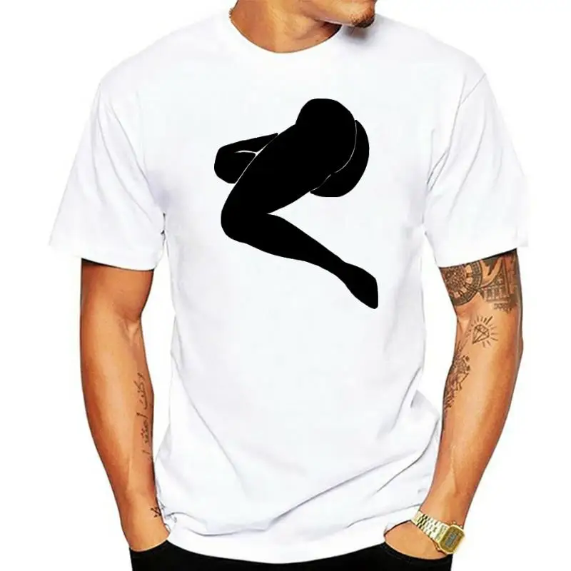 

Мужская футболка с принтом ноги леди