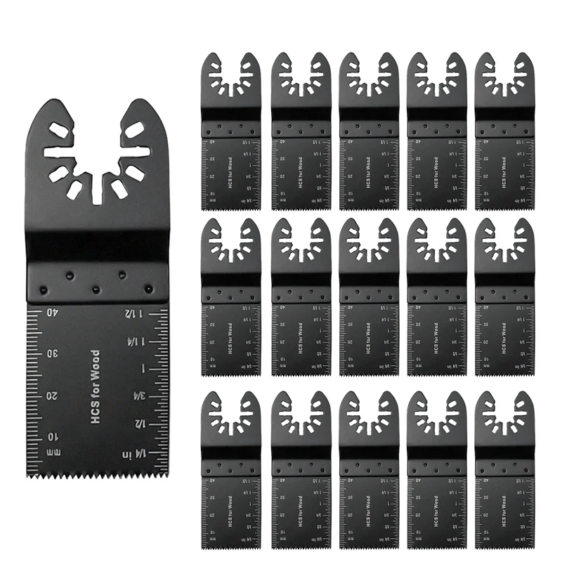

Promotion! 100 Pieces Oscillating Tool Blades Professional Universal Oscillating Saw Blades Wooden Multi-Tool Blades