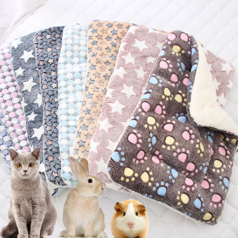 

Breathable Hamster Pet Pee Pad Guinea Pig Fleece Mat Cage Liners Small Animal Warm Mat for Rabbit Accessories Jaula Conejo