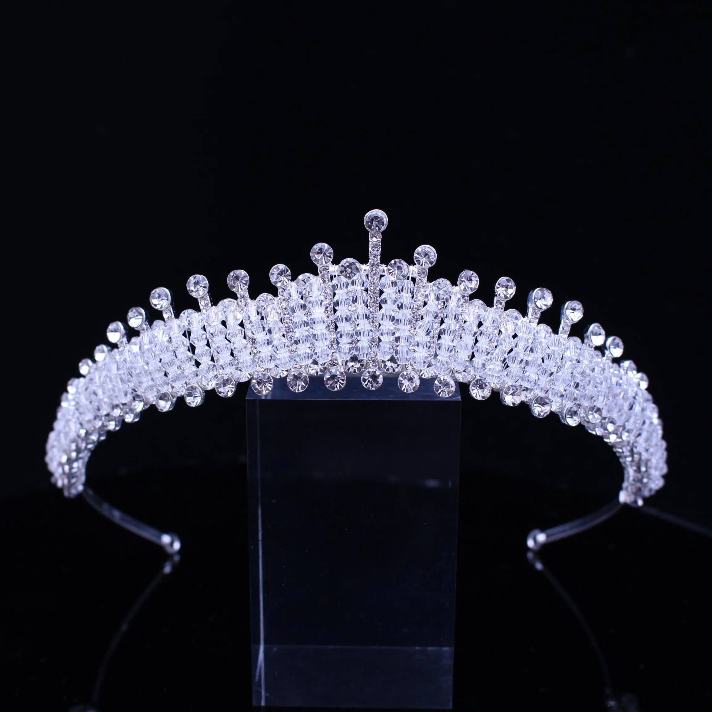 Женская свадебная диадема украшения для волос белая