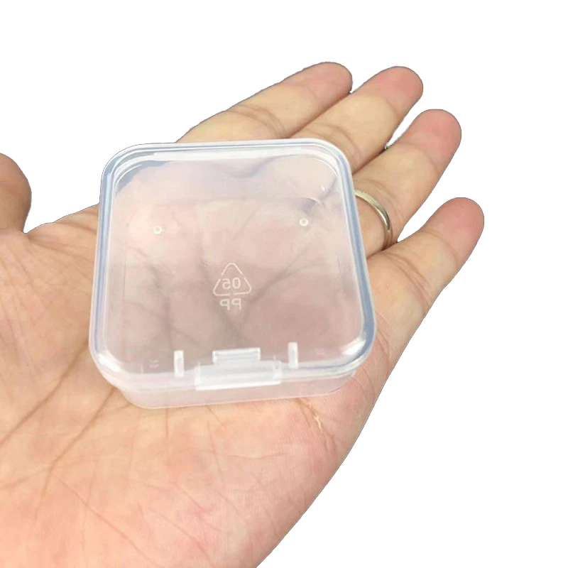 

Пластиковый прозрачный ящик для хранения сережек 6/12 шт