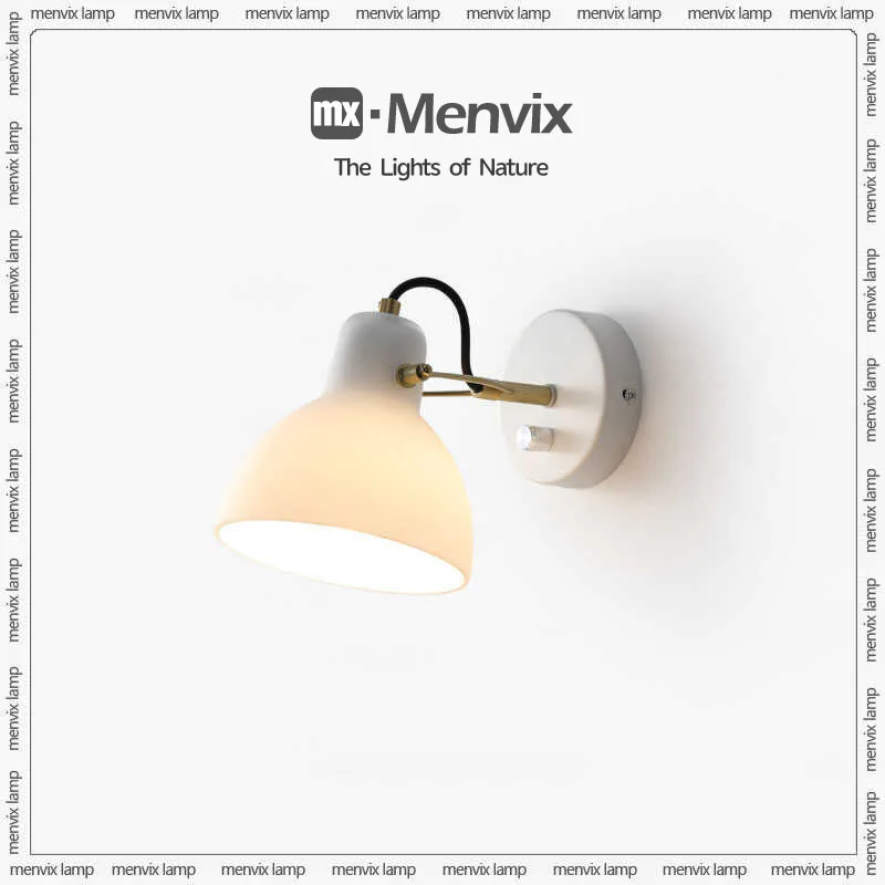Современная прикроватная лампа для спальни настенная Подвесная в скандинавском