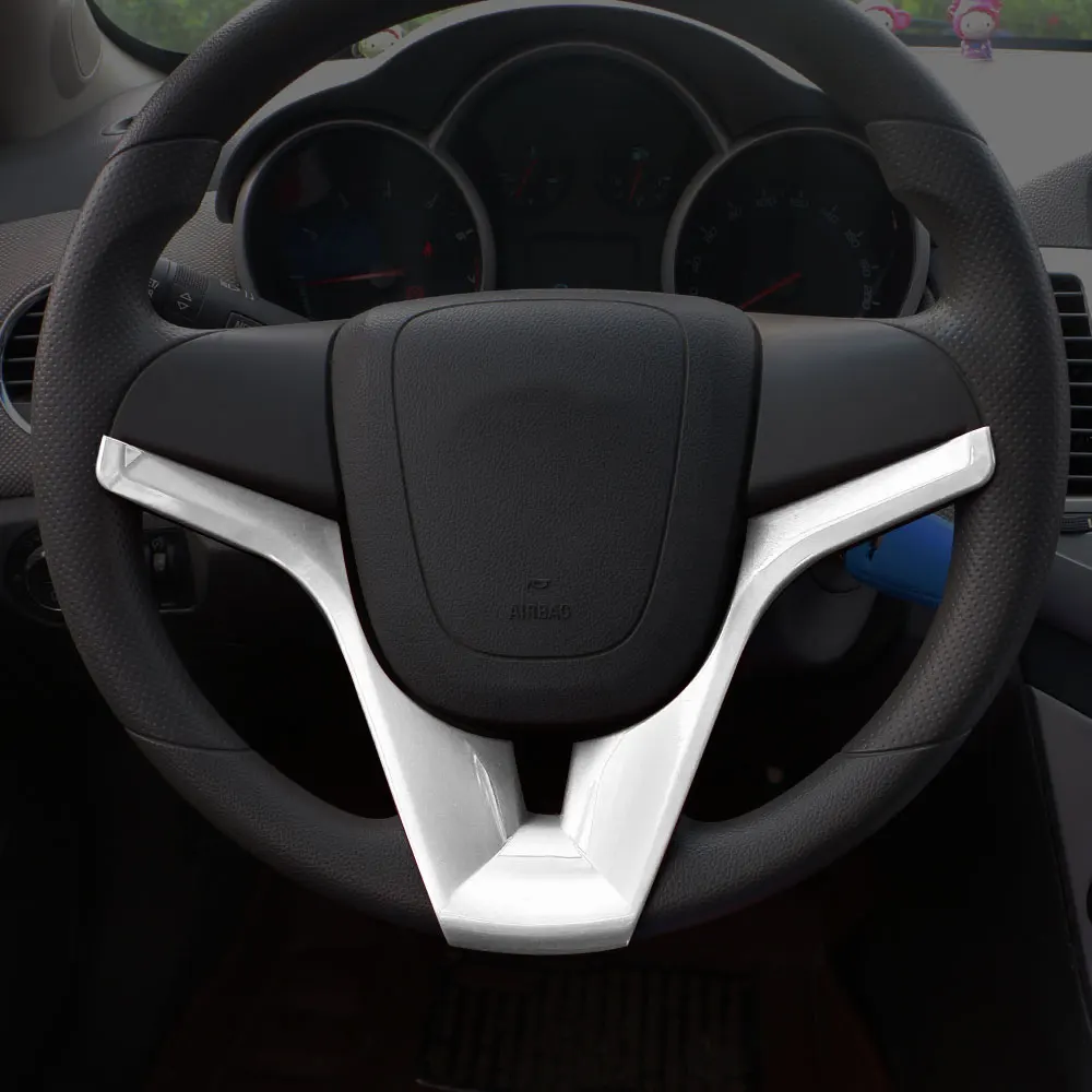 

Для Chevrolet Cruze Sedan Hatchback 2009 - 2014 Trax Tracker 2013-2016, наклейка на рулевое колесо, накладка, аксессуары