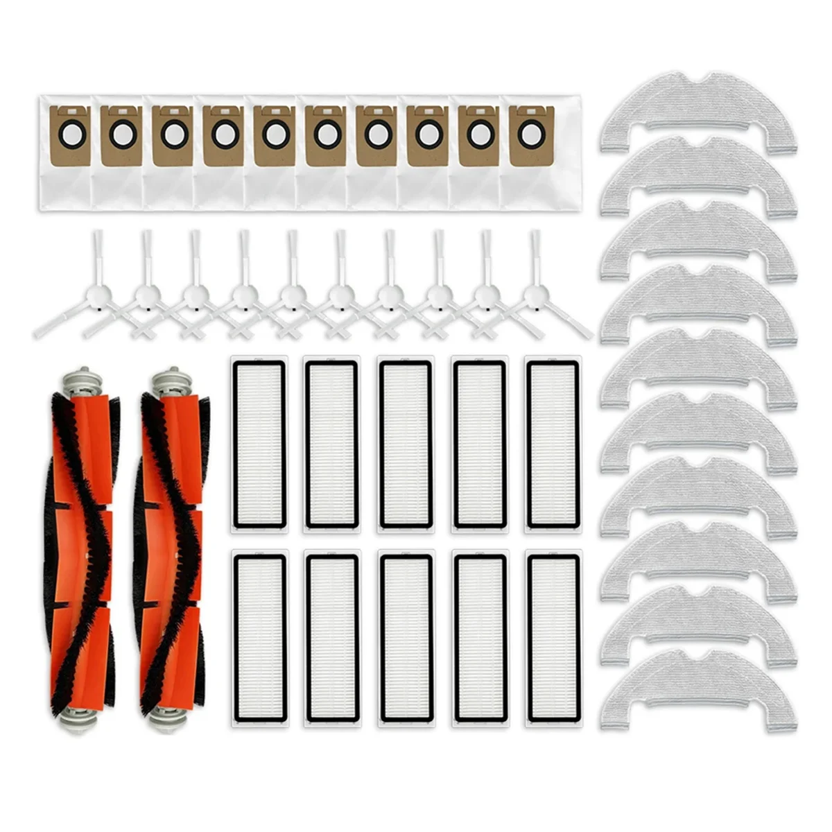 Для робота-пылесоса D10 Plus RLS3D Z10 Pro L10 запасная часть щетка фильтр Hepa накладка для